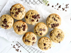 Gluten-Free Chocolate Chip Banana Muffin for home page revolving image gallery