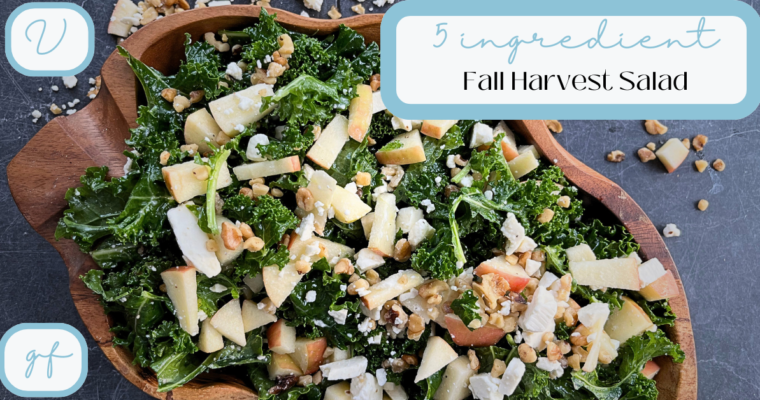 5 Ingredient Fall Harvest Salad: Quick & Easy