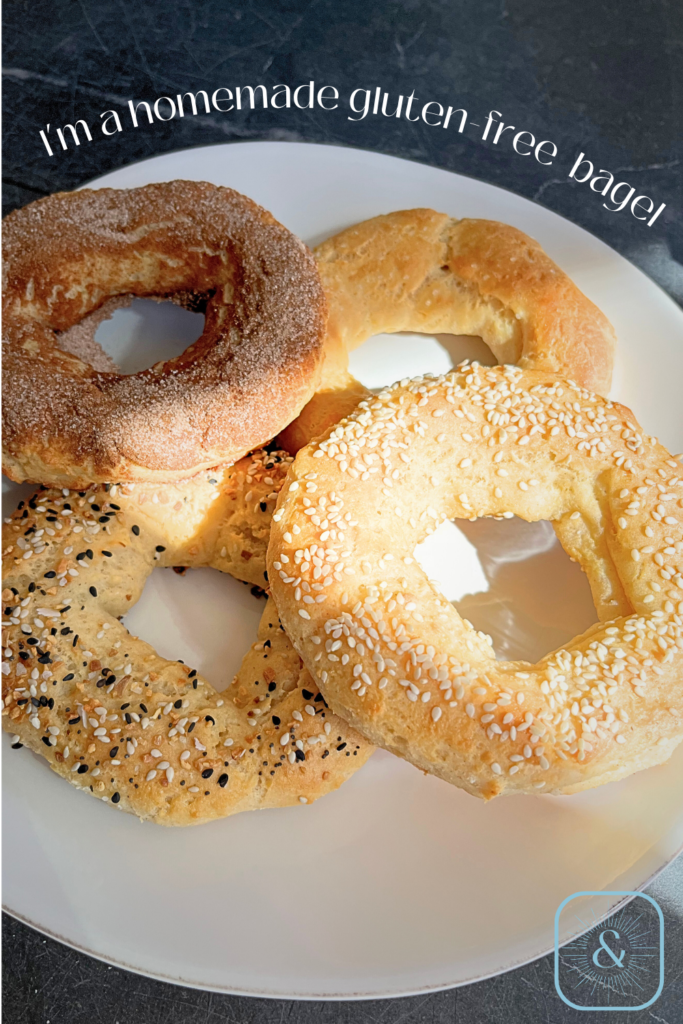 How to make homemade gluten-free bagels: Finished product image