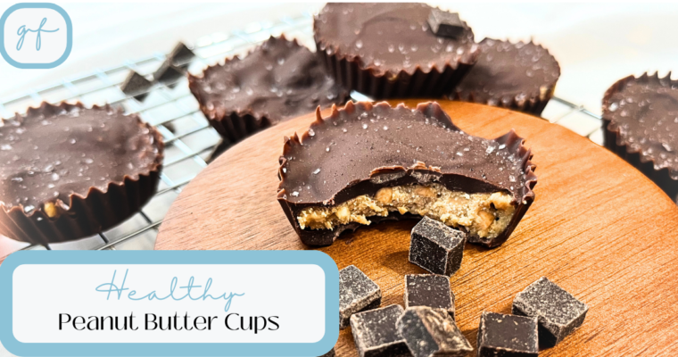 Healthy Homemade Chocolate Peanut Butter Cups