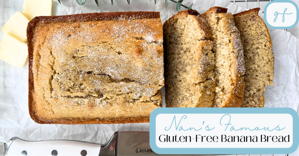 Nan's Gluten-Free Chocolate Chip Banana Bread Feature Image