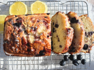 Gluten-Free Lemon Blueberry Loaf Cake Image