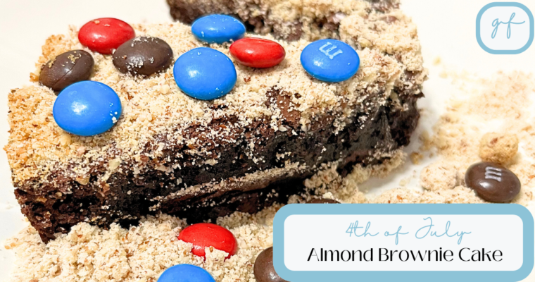 Almond Brownie Cake Feature Image