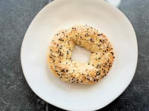 Homemade Gluten-Free Everything Bagel Plated Image