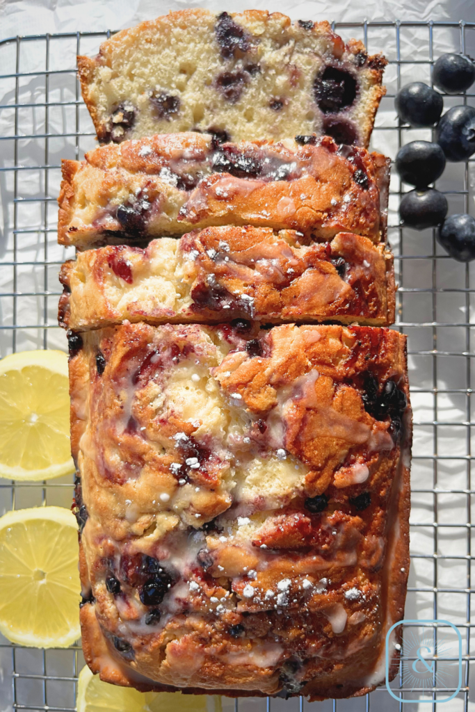 Lemon Blueberry Loaf Cake Image